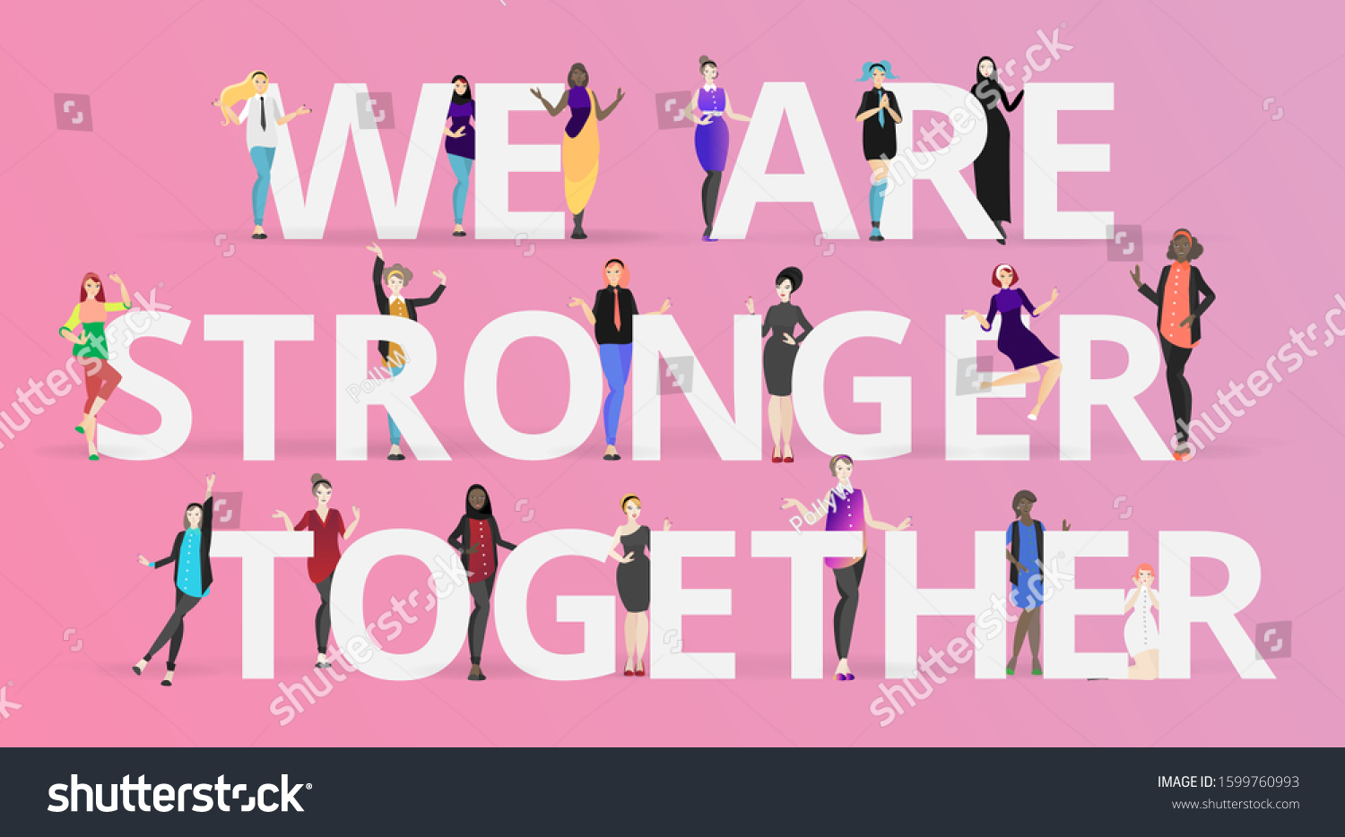 women to stand strong together.